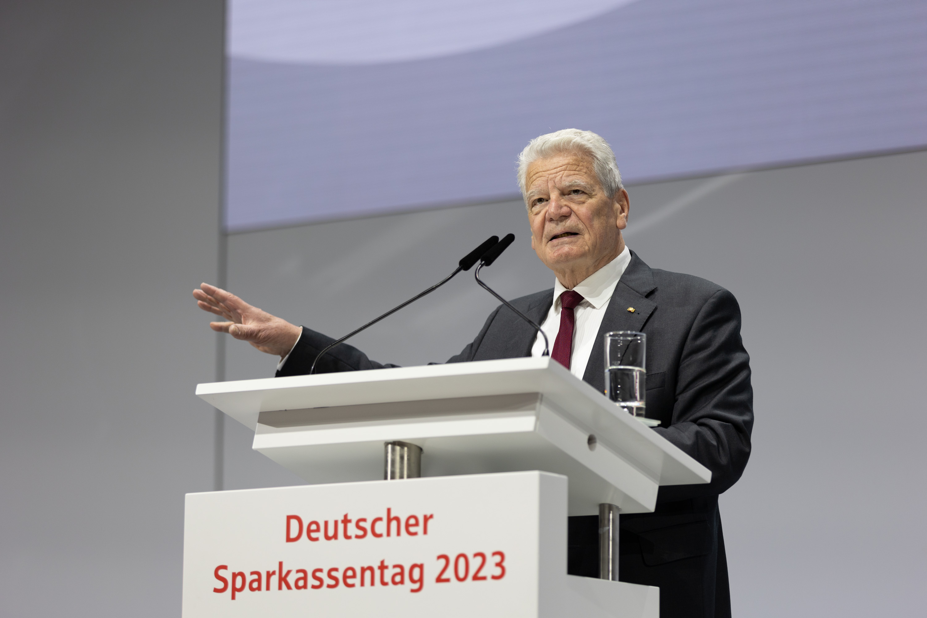 Sparkassentag Joachim Gauck Bundespr Sident A D